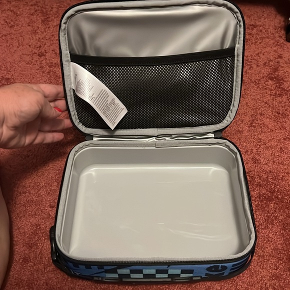 Nike Just Do It hardshell lunchbox in university blue and white. - Picture 3 of 4
